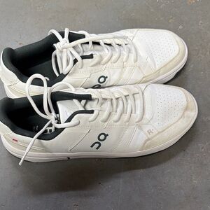 On Running Men's White and Black Sneakers